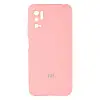 Чехол Full Case HQ з рамкою для Xiaomi Poco M3 Pro Світло-рожевий