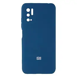 Чохол Full Case HQ з рамкою для Xiaomi Poco M3 Pro темно-синій