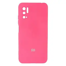 Чохол Full Case HQ з рамкою для Xiaomi Poco M3 Pro Яскраво-рожевий