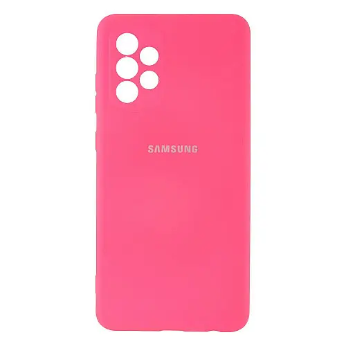 Чохол Full Case HQ з рамкою для Samsung A72 4G Яскраво-рожевий