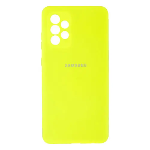 Чохол Full Case HQ з рамкою для Samsung A72 4G Яскраво-зелений
