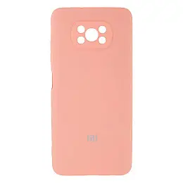Чехол Full Case HQ з рамкою для Xiaomi Poco X3 Pro Світло-рожевий