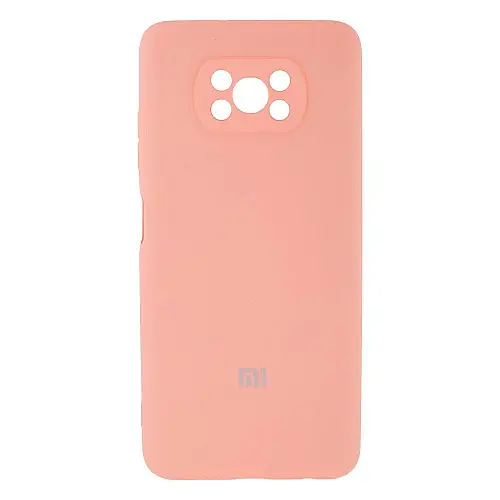 Чехол Full Case HQ з рамкою для Xiaomi Poco X3 Pro Світло-рожевий