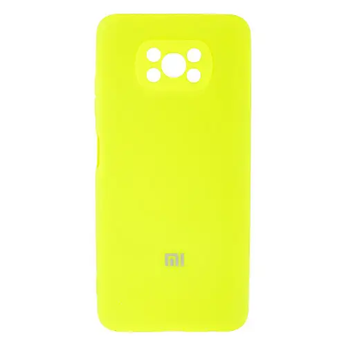 Чохол Full Case HQ з рамкою для Xiaomi Poco X3 Pro Яскраво-зелений