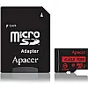 Карта памяти MicroSDHXC 64GB UHS-I Class 10 Apacer SD adapter (AP64GMCSX10U5-R)