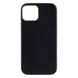 Чохол Leather Case Gold для iPhone 13 Black