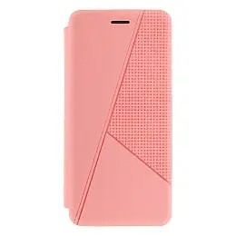Чохол-книжка Twist шкіра для Poco M3 Pro Рожевий