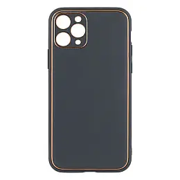Чохол Leather Case Gold with Frame для Apple iPhone 11 Pro Grey