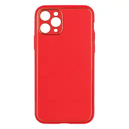 Чохол Leather Case Gold with Frame для Apple iPhone 11 Pro Red