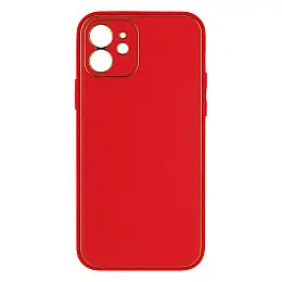 Чохол Leather Case Gold with Frame для Apple iPhone 12 Mini Red