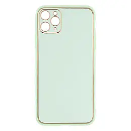 Чохол Leather Case Gold with Frame для Apple iPhone 11 Pro Max Mint