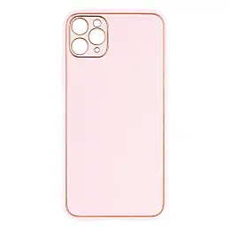 Чохол Leather Case Gold with Frame для Apple iPhone 11 Pro Max Pink