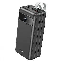 УМБ портативний зарядний Power Bank HOCO Electric J86B 60000mAh 4USB Lightning Type-C QC 5A Чорний