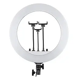 Кольцевая светодиодная LED лампа RIAS RL-14 36см на 3 держателя с пультом ДУ и чехлом (4_00544)