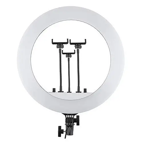 Кольцевая светодиодная LED лампа RIAS RL-14 36см на 3 держателя с пультом ДУ и чехлом (4_00544)