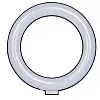 Кольцева світлодіодна лампа зі штативом Refutuna USB 5V 200 см (10571-56395)