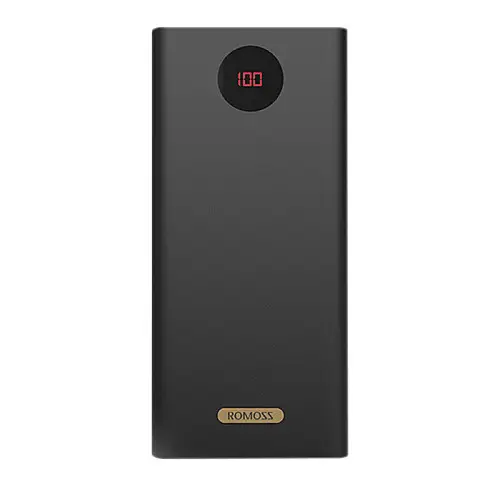 Внешній акумулятор павербанк Romoss PEA57 22.5W 60000 mAh Чорний