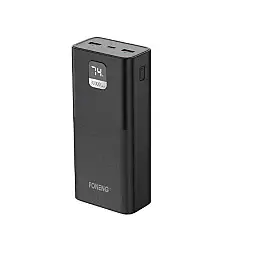 УМБ FONENG Power Bank 30000 mAh (ЖК дисплей) чорний P55