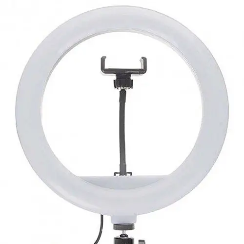 Кольцевая светодиодная LED лампа RIAS JY-300A 30см с держателем USB управление на проводе (2_009797)