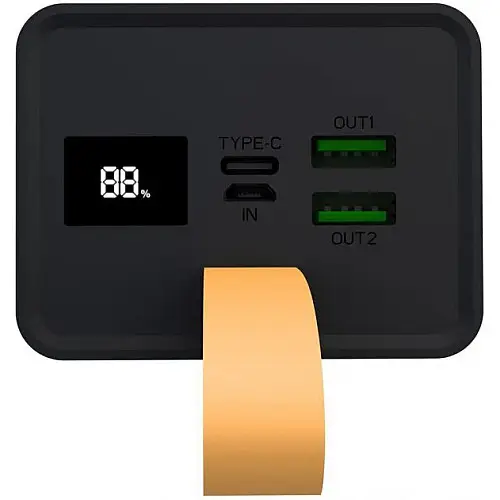 Павербанк зовнішній акумулятор XPRO PR130 40000 mAh 22.5W Чорний (24140-01)
