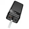 Павербанк зовнішній акумулятор XPRO J86B 60000mAh 22.5W Чорний (32551-01)