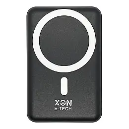 Портативная магнитная беспроводная батарея 5000 mAh с подставкой XON PowerBank Magsafe Stand (YC5G2) 15W Black (5060948063142)