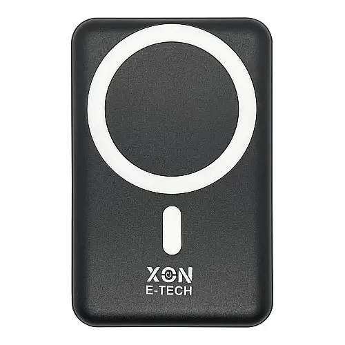 Портативная магнитная беспроводная батарея 5000 mAh с подставкой XON PowerBank Magsafe Stand (YC5G2) 15W Black (5060948063142)
