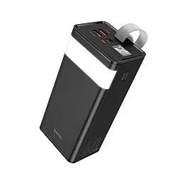 Універсальна мобільна батарея Hoco J86 Powermaster 40000mAh LED PD 20W / USB QC22.5W / Type-C to Micro 3A Чорна