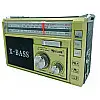 Радіоприймач Golon Rx-381 з Mp3 та ліхтариком Зелений