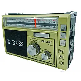 Радіоприймач Golon Rx-381 з Mp3 та ліхтариком Зелений