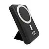 Портативная магнитная беспроводная батарея 10000 mAh с подставкой XON PowerBank Magsafe Stand (YC1G2) 15W Black (5060948063159)