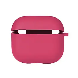 Чохол з мікрофібри Silicone Case Airpods 3 Яскраво-рожевий