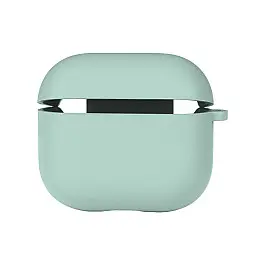 Чохол з мікрофібри Silicone Case Airpods 3 Sea blue