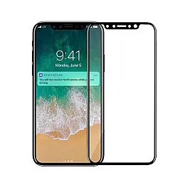 Захисне протиударне скло Remax GL-01 Caesar Anti-Peeping 3D Full Glass iPhone X/iPhone Xs Чорне