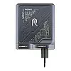Сетевий зарядний пристрій Remax RP-U106 Mecha Warrior GaN 140W 2C/1A MacBook Pro PD 3.1 Lenovo IdeaPad 14pro Сірий