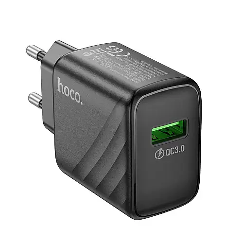 Сетевое зарядное устройство Hoco CS21A 1USB QC 18W Quick Charge 3.0 Black
