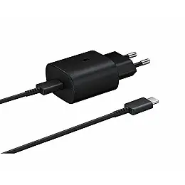 Зарядний комплект Samsung EP-TA800NBE USB Type-C PD 3.0 PPS Max 25W S20 A53 A73 A33 A13 Чорний