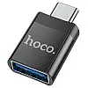 Адаптер перехідник Hoco UA17 Type-C-USB 3.0 2A/4A Black (32548_2918100)