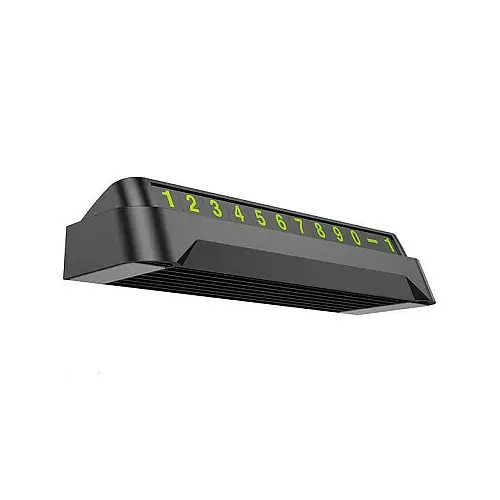 Парковочная автовизитка на панель автомобиля Hoco DPH02 Black