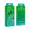 Кабель для зарядки та обміну даними USB Ridea RC-AI21 AirSiliconePro 60W 20V/3A USB-МicroUSB 1 м Біло-чорний