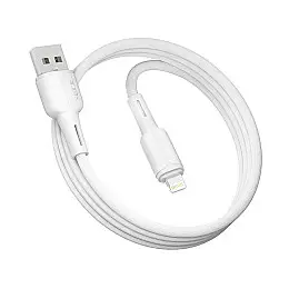 Кабель для зарядки та обміну даними USB Ridea RC-CO10 CommonPro 12W 5V/2.4A USB-Lightning 1 м Білий