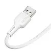 Кабель для зарядки и обмена данными USB Ridea RC-CO10 CommonPro 60W 20V/3A USB-МicroUSB 1 м Белый