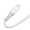 Кабель для зарядки и обмена данными USB Ridea RC-SI35 SiliconePro 60W 20V/3A USB-МicroUSB 1 м Белый