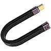 Кабель 40Gbps для синхронізації даних і зарядки Type-C Male to Female Addap UC2UC-02 100Вт