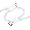 Кабель для зарядки та обміну даними USB Borofone BX103 60W/3A Type-C to Type-C 1 м Синій