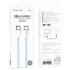 Кабель для зарядки та обміну даними USB Borofone BX103 60W/3A Type-C to Type-C 1 м Синій
