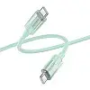 Кабель для зарядки та обміну даними USB Borofone BU44 Sincero 60W Type-C to Type-C 1.2 м Зелений