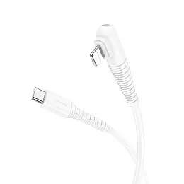 Кабель для зарядки та обміну даними USB Borofone BX105 Corriente PD27W Type-C to Lightning 1 м Білий