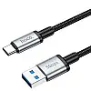Високошвидкісний кабель для передачі даних USB Hoco US10 USB-Type C USB3.0/5GB 0.5 м Чорний