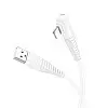 Кабель для зарядки та обміну даними USB Borofone BX105 Corriente USB-Lightning 2.4A 1 м Білий